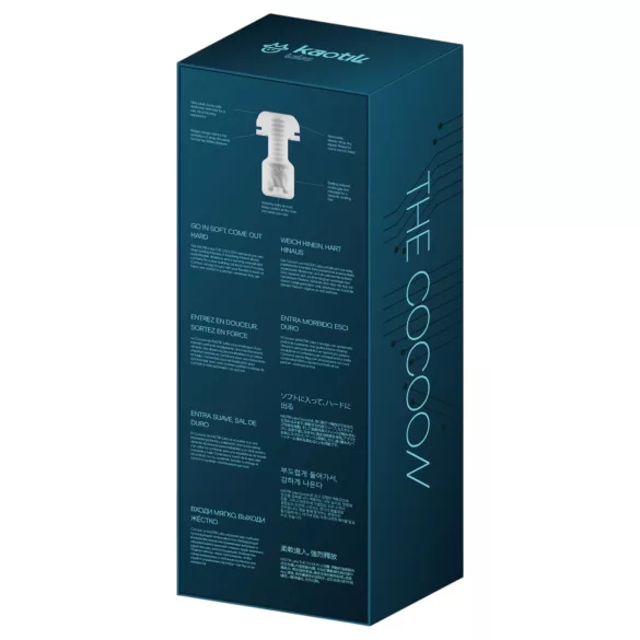 Kaotik Labs Cocoon - wärmender, vibrierender, interaktiver Masturbator (transparent)