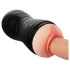 Vibeconnect - Lebensechtes Mund- und Fake-Pussy-Masturbator (Natur-Schwarz)