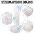 Sex HD Martin - Saugnapf-dildo, realistisch mit Hoden (weiß)
