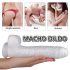 Sex HD Martin - Saugnapf-dildo, realistisch mit Hoden (weiß)