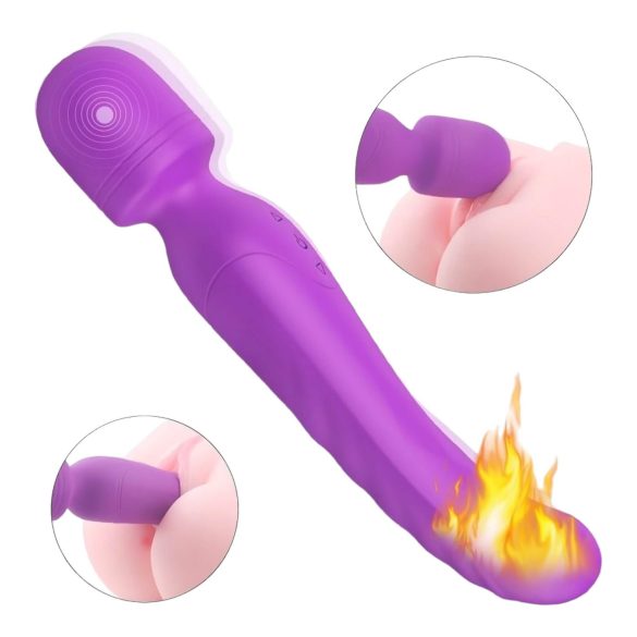 Sex HD Iris - Doppelmotor, wärmender Vibrator, lila