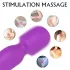 Sex HD Iris - 2-motoriger Erwärmungs-Massagevibrator (lila)