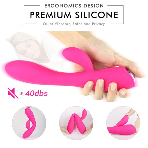 Sex HD Muses - Akku, wasserdichter Heizvibrator (pink)