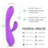 Sex HD Musen - wiederaufladbarer, wasserdichter Vibrator (lila)