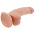 Lovetoy Ultra Soft – Flexibler, naturgetreuer Dildo, 21,5 cm (hautfarben)