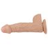Lovetoy Real Extreme - Saugnapf Dildo - 23cm (natur)