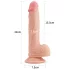Lovetoy Nature Cock - realistische Dildo mit Saugnapf - 21cm (natur)