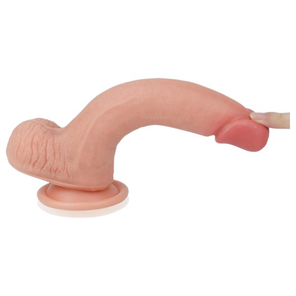Lovetoy Nature Cock - Doppelschichtiger, realistischer Dildo 20cm (natur)