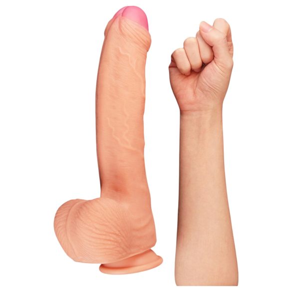 Lovetoy Nature Cock - zweischichtiges realistisches Dildo - 28cm (natur)