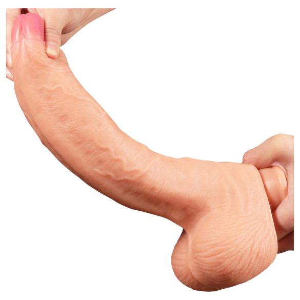 Lovetoy Nature Cock - zweischichtiges realistisches Dildo - 28cm (natur)