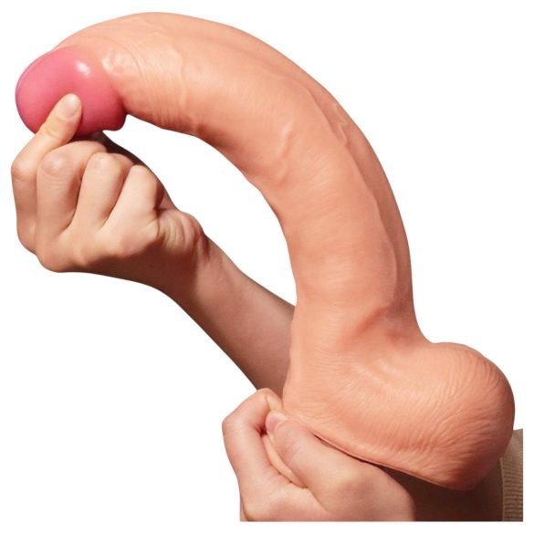 Lovetoy Nature Cock - Doppelschicht Realistischer Dildo - 30cm (Natur)