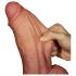 Lovetoy - zweischichtig realistischer Dildo - 26cm (natur)