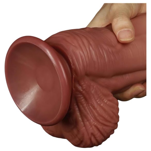 Lovetoy - zweischichtig realistischer Dildo - 26cm (natur)