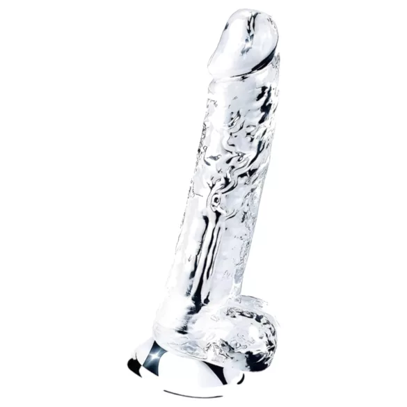Lovetoy Flawless Clear - Haftdildo - 19cm (transparent)