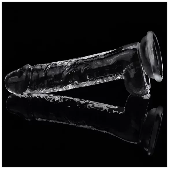 Lovetoy Flawless Clear - Haftdildo - 19cm (transparent)
