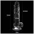 Lovetoy Flawless Clear - Haftdildo - 19cm (transparent)