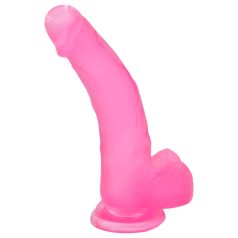 Lovetoy Jelly Studs - Saugnapf-Dildo - 20cm (pink)