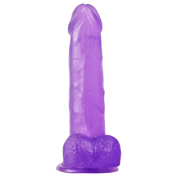 Lovetoy Jelly Studs - Saugnapf-Dildo - 20cm (lila)