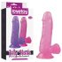 Lovetoy Jelly Studs - Haftdildo - 15cm (pink)