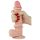 Lovetoy Sliding-Skin Doppel-Layer Dildo - 21cm (Natur)