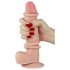 Lovetoy Sliding-Skin Doppel-Layer Dildo - 21cm (Natur)