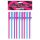 Lovetoy - Realistischer Penis-Trinkhalm (Pink-Blau-Lila)