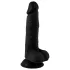 Mr. Rude - Saugnapf-Dildo mit Hoden, realistisch - 19cm (schwarz)