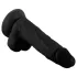 Mr. Rude - Saugnapf-Dildo mit Hoden, realistisch - 19cm (schwarz)