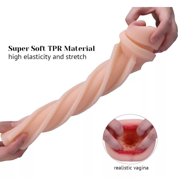 Tracy's Dog Cup - realistische schwarze Anal-Masturbator