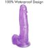 Tracy's Dog Jelly 8 - Saugnapf-Dildo mit Hoden (Lila)