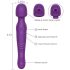 Tracy's Dog Zauberstab - Pulsierender Massagestab Vibrator (Lila)