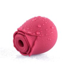   Tracy's Dog Rose - aufladbarer, wasserdichter Luftwellen-Klitorisstimulator (rot)