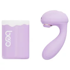 Leopard - Saug- und Vibrationsvibrator (Lila)