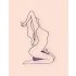 Bouncy Bliss Classic - aufblasbares Kissen mit Vibrator (lila)