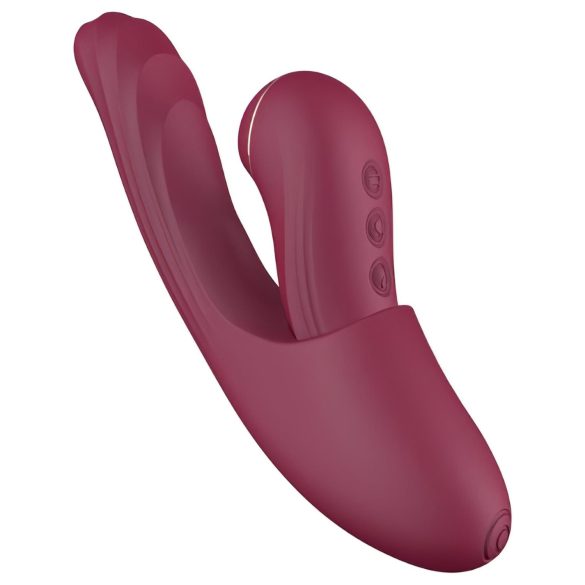 Vibeconnect - 2in1 G-Punkt- und Klitoris-Vibrator (rot)