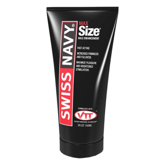Swiss Navy MAX Size - Erektionsstimulierende Creme für Männer (150ml)
