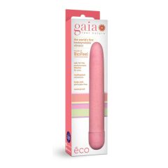 Gaia Eco L - umweltfreundlicher Stabvibrator (rosa) - groß