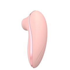   Vibeconnect - Akku-betrieben, mit Wärmfunktion, Luftwellen-Klitorisstimulator (Pfirsich)
