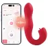 Honey Play Box Joi Thrust 2 - Intelligenter Stoß- und Leck-Vibrator (Rot)