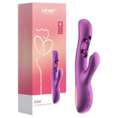   Honey Play Box Gem - Intelligenter G-Punkt- und Klitoris-Vibrator mit Perlen (Lila)