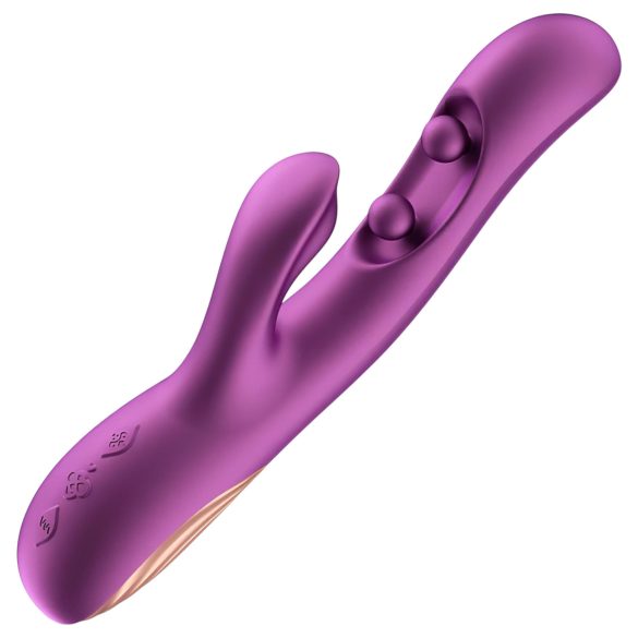 Honey Play Box Gem - Intelligenter G-Punkt- und Klitoris-Vibrator mit Perlen (Lila)