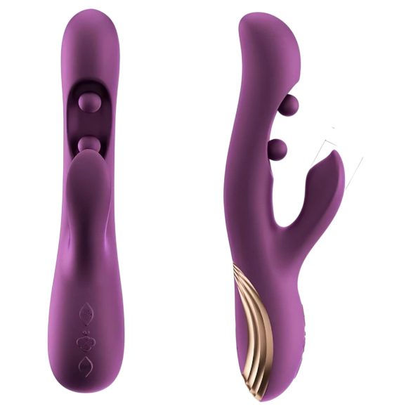 Honey Play Box Gem - Intelligenter G-Punkt- und Klitoris-Vibrator mit Perlen (Lila)