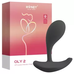   Honey Play Box Oly 2 - App-gesteuerter G-Punkt- und Klitorisstimulator Vibrator (schwarz)