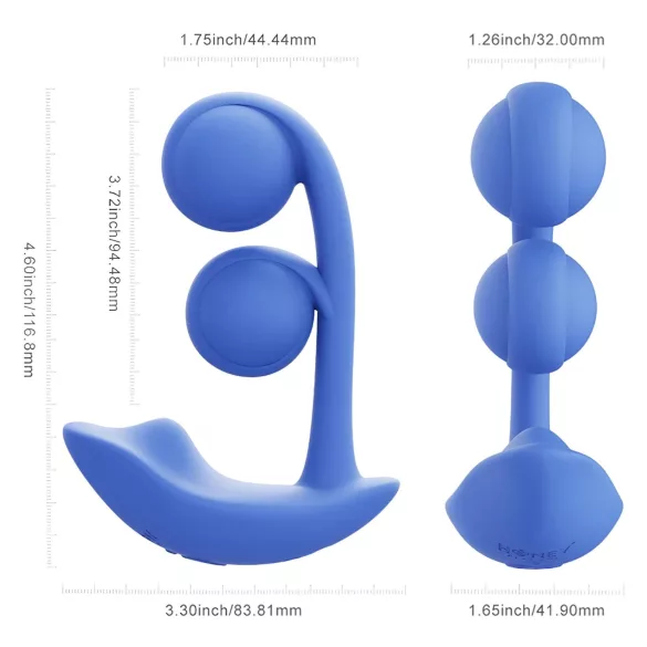 Honey Play Box Melody - Intelligenter 2in1 Perlen-Vibrator (Blau)