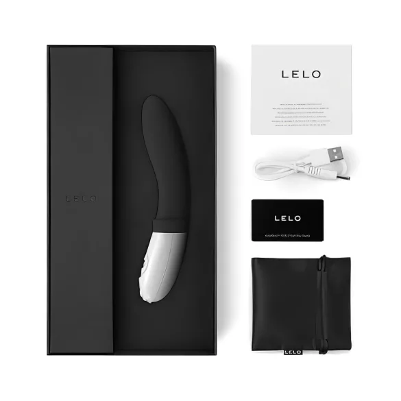 LELO Billy 2 - wiederaufladbarer, wasserdichter Prostatavibrator (schwarz)