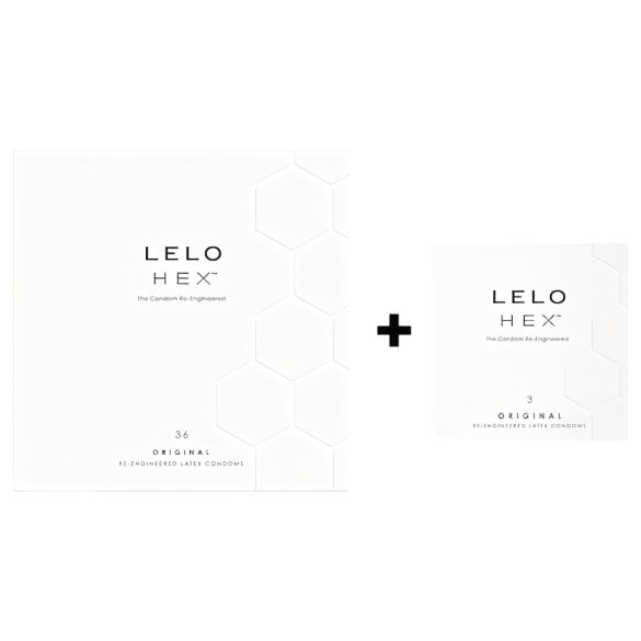 LELO Hex Original - Luxus Kondom Packung (36+3 Stück)