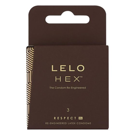 LELO Hex Respect XL - Luxus-Kondom (3db)