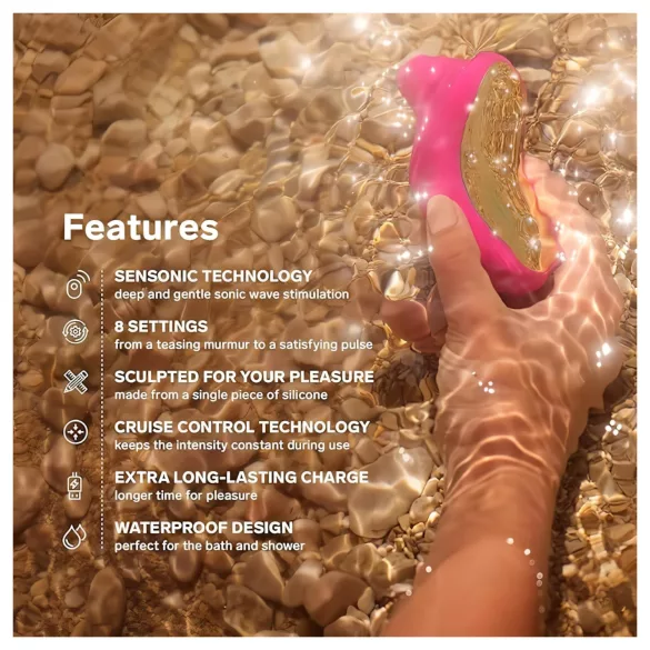 LELO Sona Cruise - Schallwellen-Klitorisstimulator (schwarz)