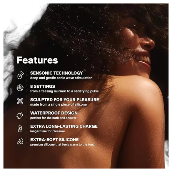 LELO Sona - Schallwellenvibrator für den Kitzler (Schwarz)