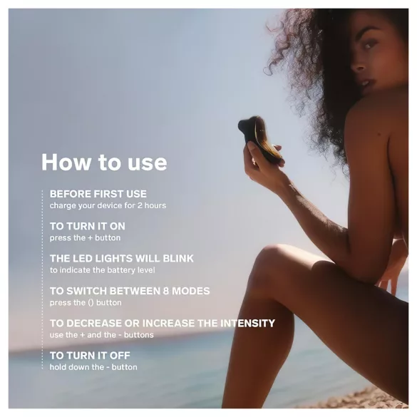 LELO Sona - Schallwellenvibrator für den Kitzler (Schwarz)